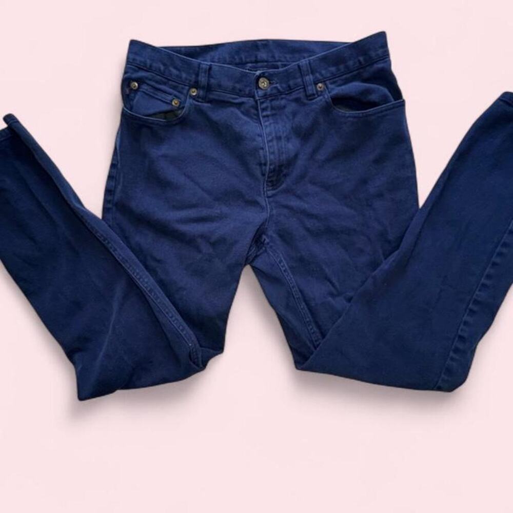 Vintage Ralph Lauren Size 8 jeans 90s Minimalist Coastal Grandma Workwear Lux